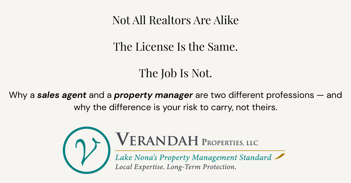 Not All Realtors Are Alike The License Is the Same. The Job Is Not.